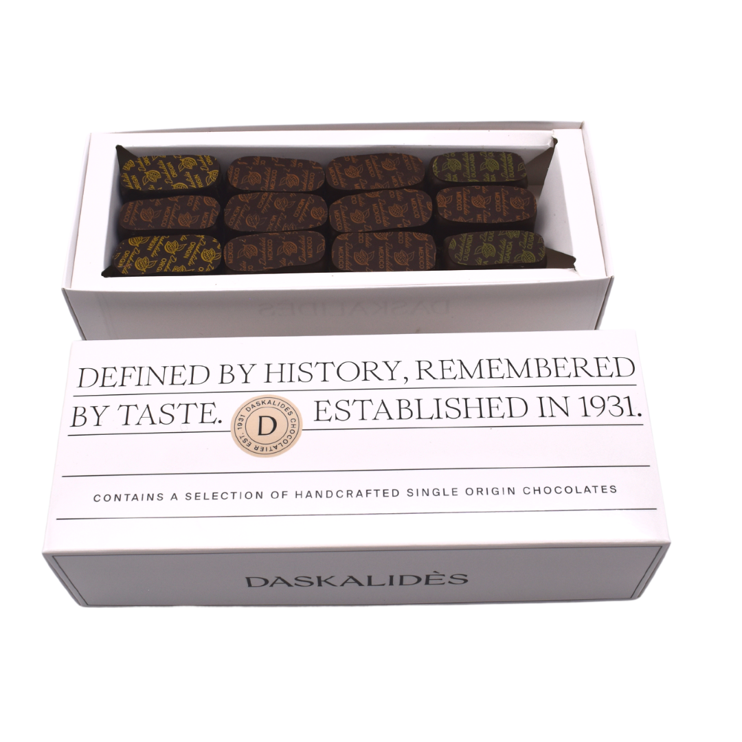 Coffret 24 Chocolats noirs origines – Daskalidès Méru