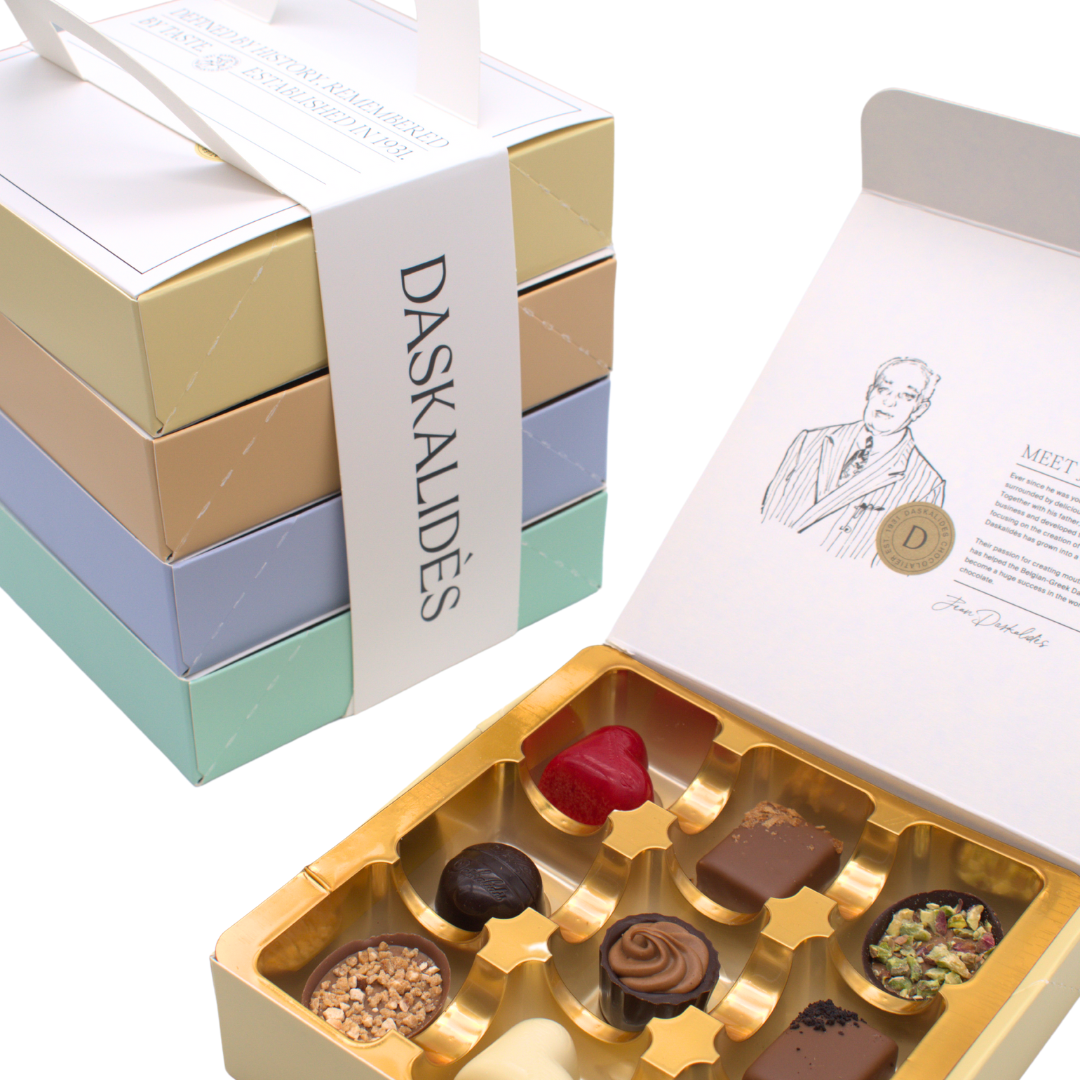 Daskalides Square Box Quatuor 36 chocolats – Daskalidès Méru