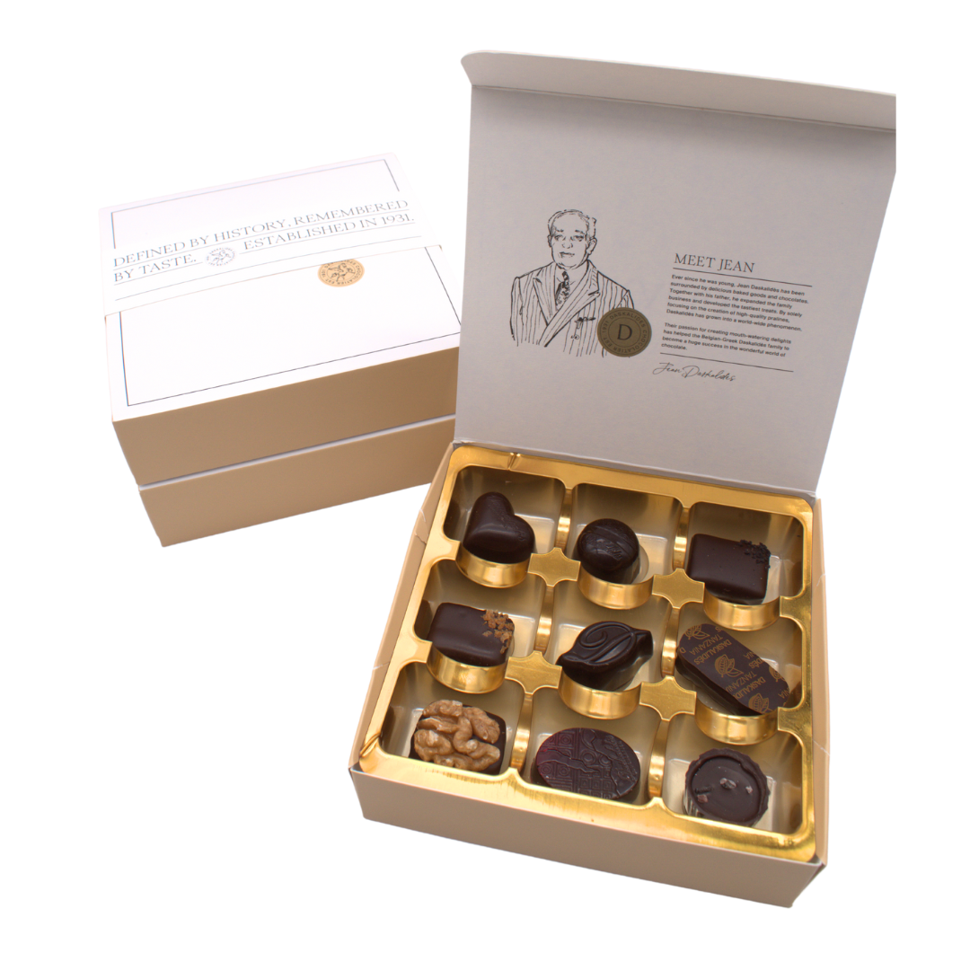 Daskalidès Square Box Duo 18 chocolats