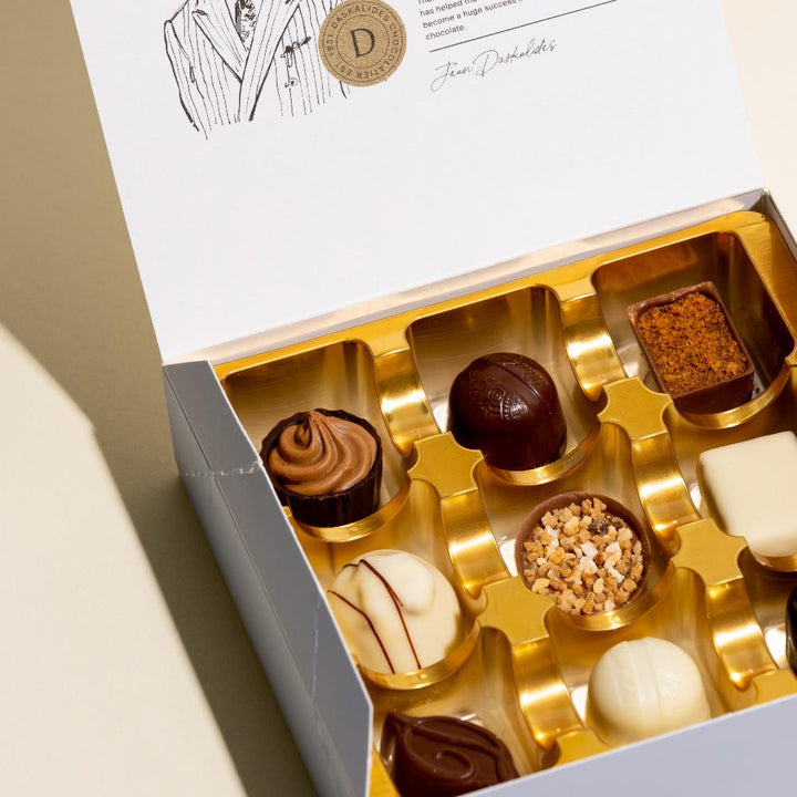 Daskalides Square Box Quatuor 36 chocolats