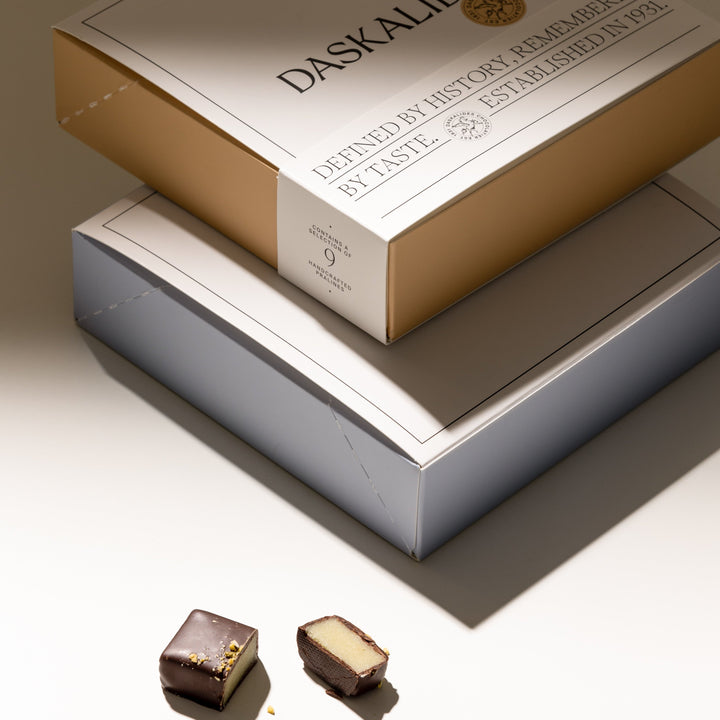 Daskalidès Square Box Duo 18 chocolats