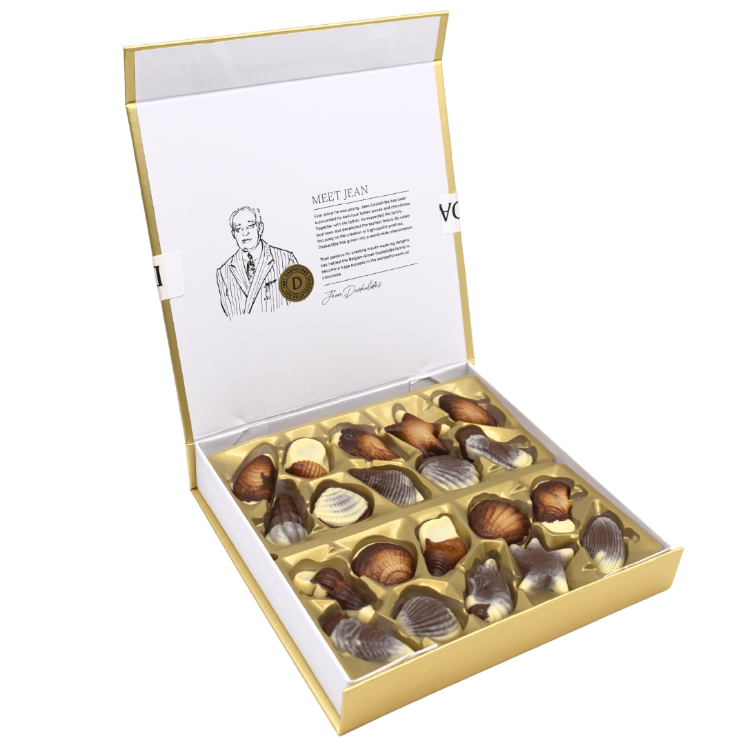 Coffret cadeau fruit de mer praliné magnet