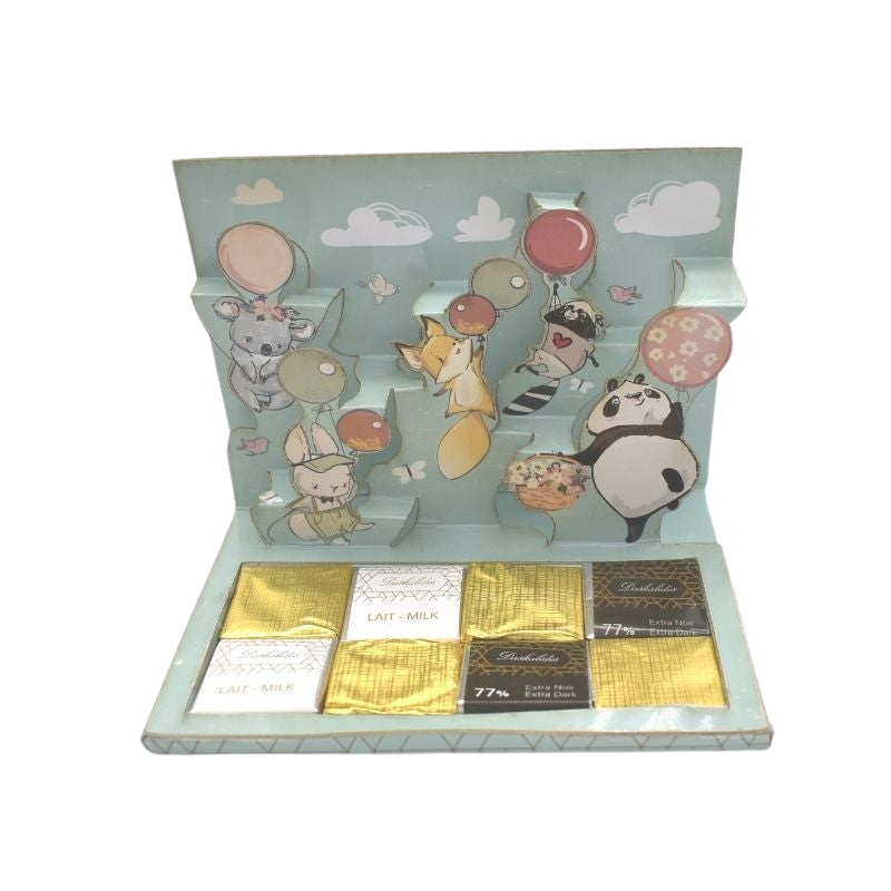 Carte chocolatée