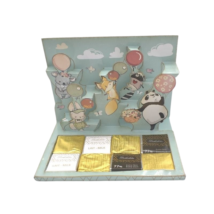 Carte chocolatée