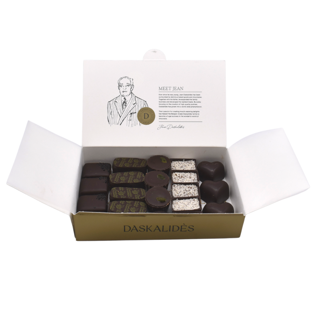 Coffret 24 Chocolats noirs origines – Daskalidès Méru