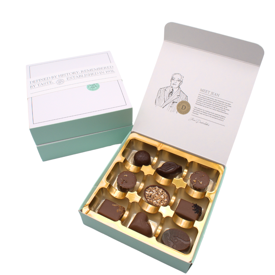 Daskalidès Square Box Duo 18 chocolats