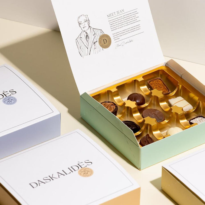 Daskalides Square Box Quatuor 36 chocolats