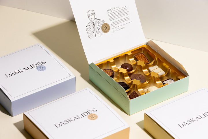 Daskalidès Square Box Uno 9 chocolats