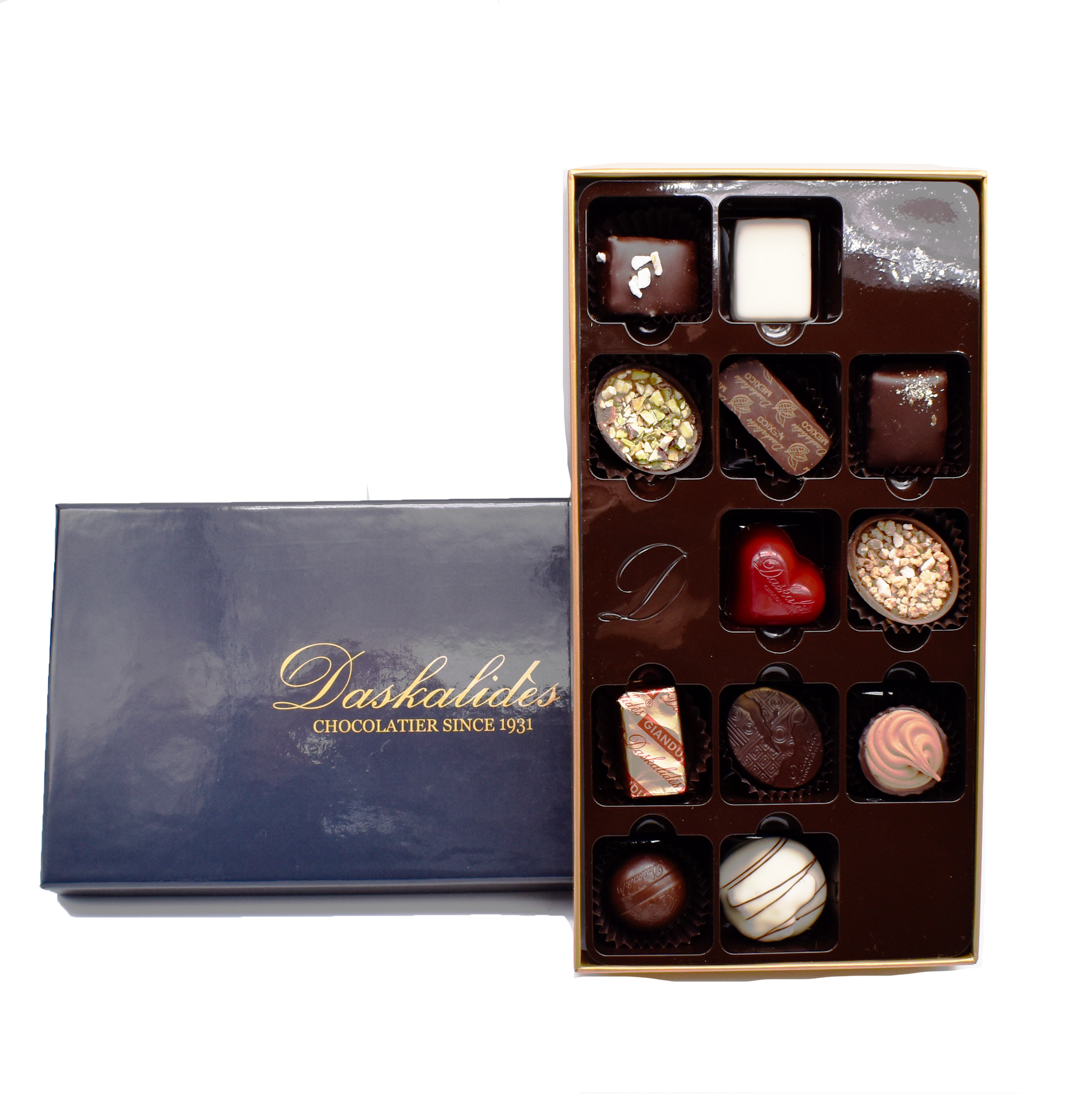 Coffret 24 Chocolats noirs origines – Daskalidès Méru